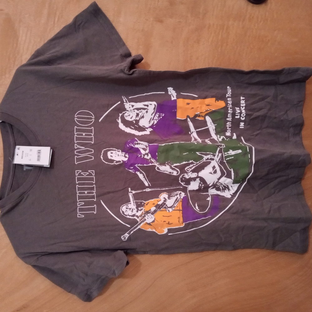 The Who Graphic T-Shirt in Gray